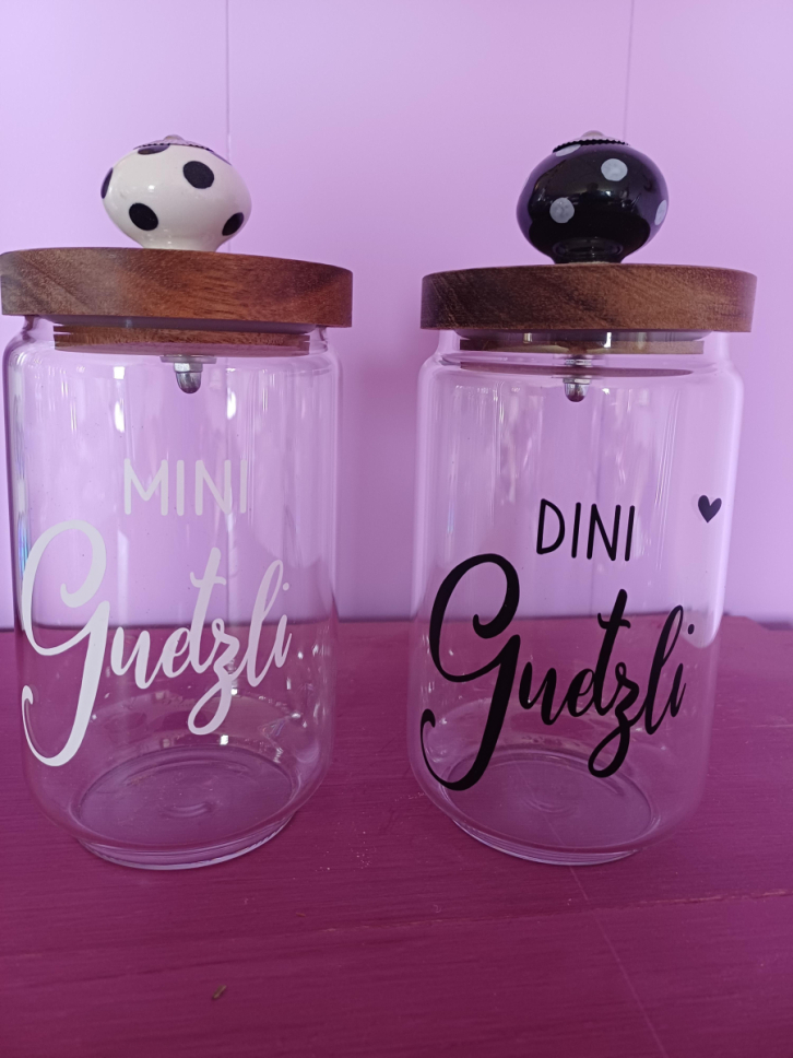 2-er Set Vorratsgläser 750ml