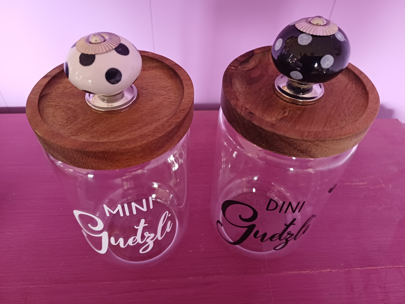 2-er Set Vorratsgläser 750ml