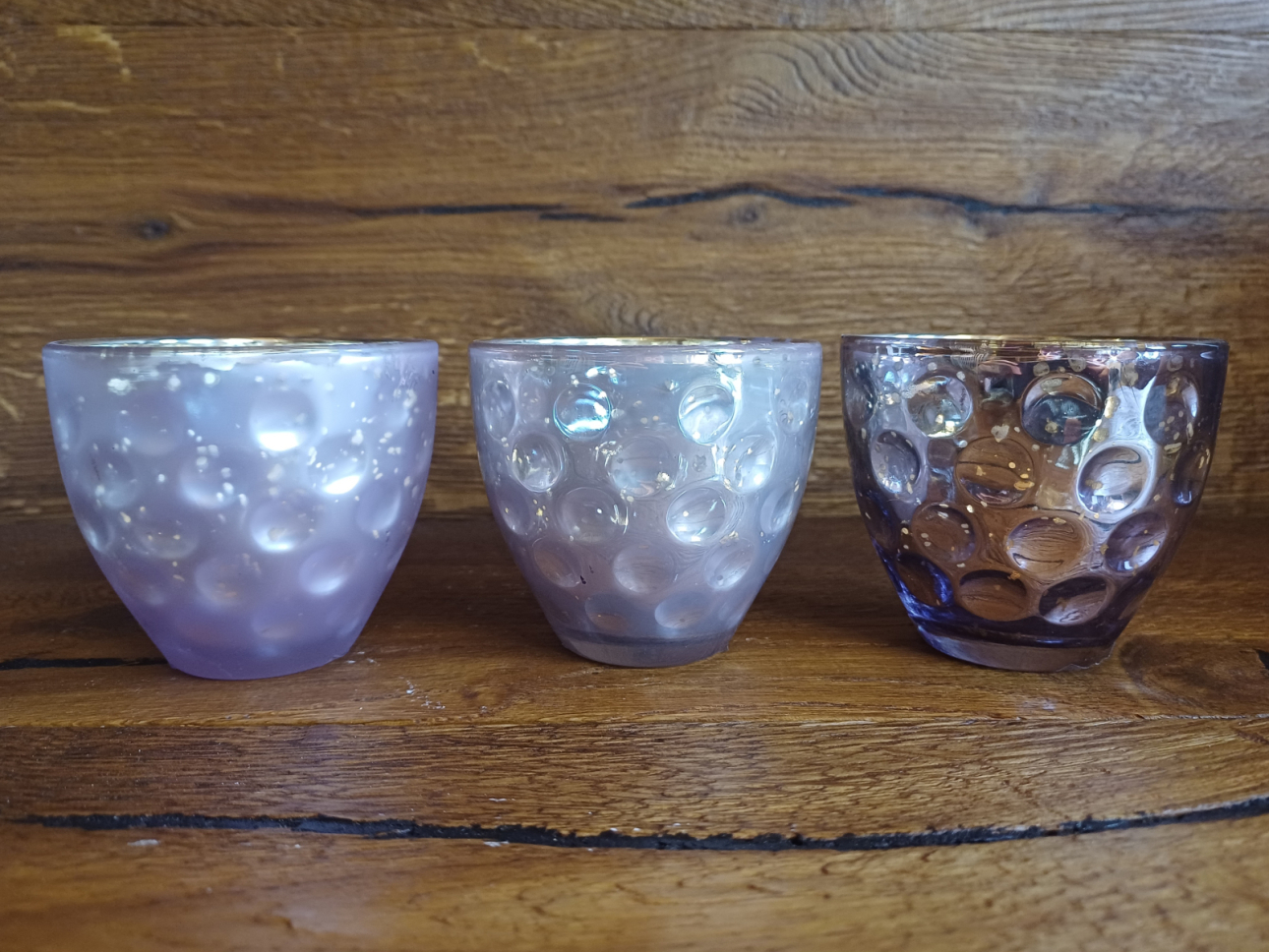 Windlicht Glas 3er Set