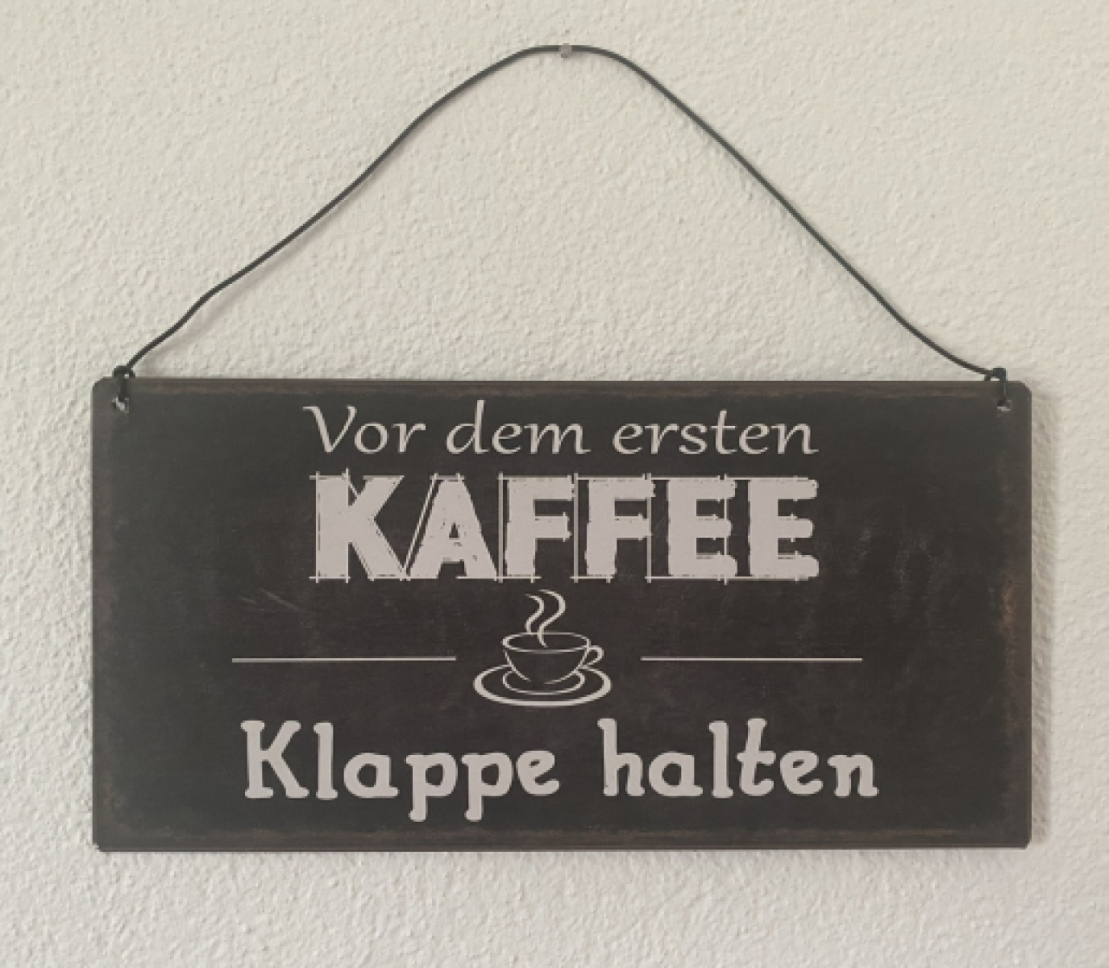 Blechschild